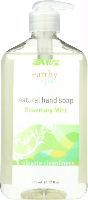 Earthy: Soap Hand Rosemary Mint, 17 Oz