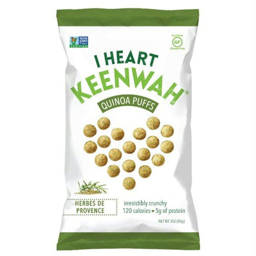 I Heart Keenwah: Quinoa Puffs Herbes De Provence Naturally Delicious, 3 Oz