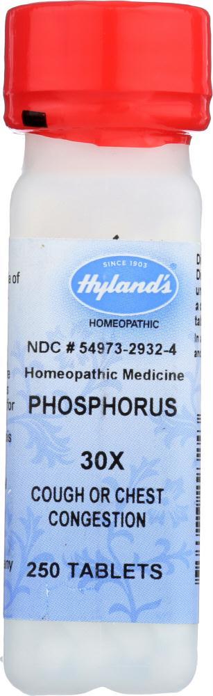 Hyland: Phosphorus 30x, 250 Tablets