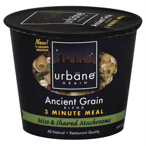 Urbane Grain: Ancient Grain Blend Miso And Shaved Mushrooms 3 Minute Meal, 2 Oz