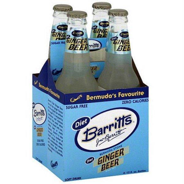 Barritt's: Diet Ginger Beer 4x12 Oz Bottle, 48 Oz