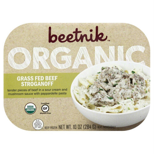 Beetnik Foods: Grass Fed Beef Stroganoff Egg Noddle, 10 Oz