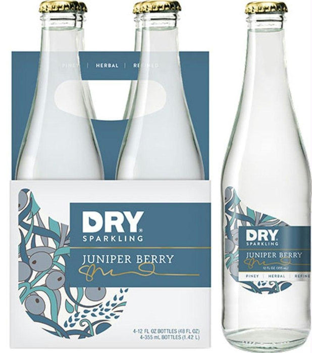 Dry Soda: Juniper Berry Soda 4 Count (12 Oz Each), 48 Oz