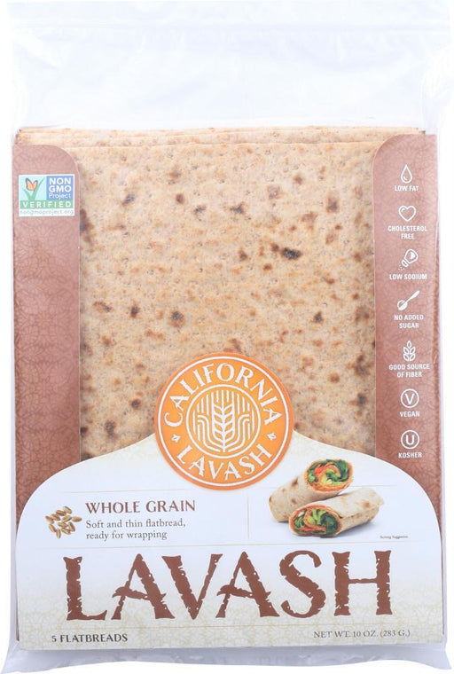 California Lavash: Whole Grain Lavash, 10 Oz