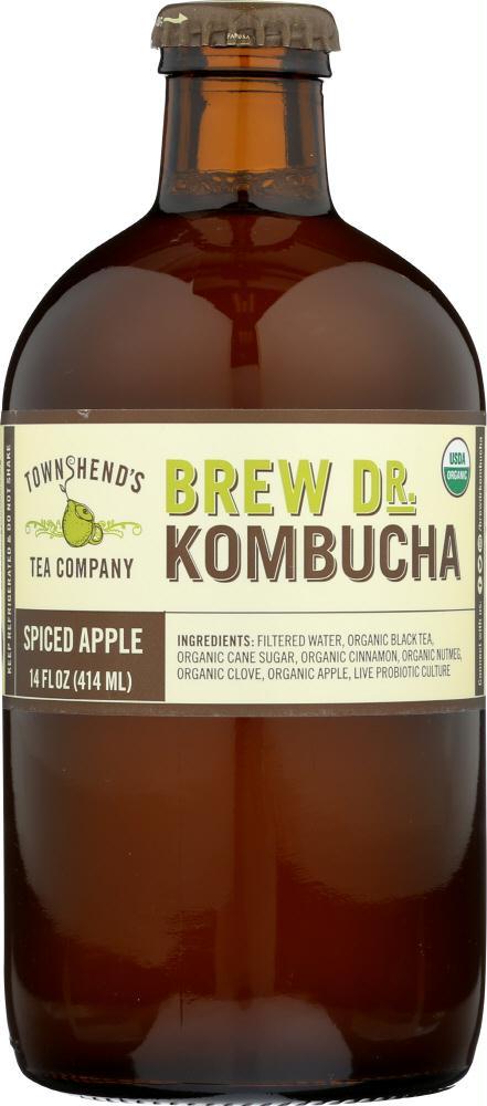 Brew Dr Kombucha: Kombucha Spiced Apple, 14 Fl Oz