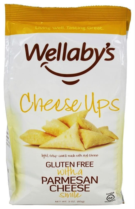 Wellaby's: Cheese Ups Gluten Free Parmesan Cheese, 3 Oz