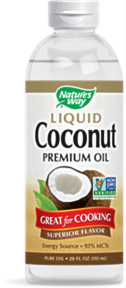 Natures Way: Liquid Coconut Premium Oil, 20 Oz