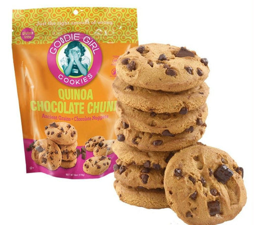 Goodie Girl: Cookies Gluten Free Quinoa Chocolate Chunk Cookies, 6 Oz