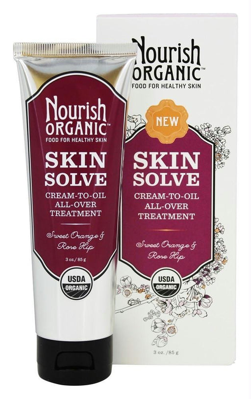 Nourish Organic: Skin Solve Cream To Oil Sweet Orange & Rose Hip, 3 Oz