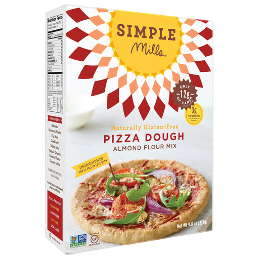 Simple Mills: Gluten Free Pizza Dough Almond Flour Mix, 9.8 Oz