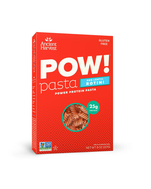 Ancient Harvest: Pow! Pasta Red Lentil Rotini, 8 Oz