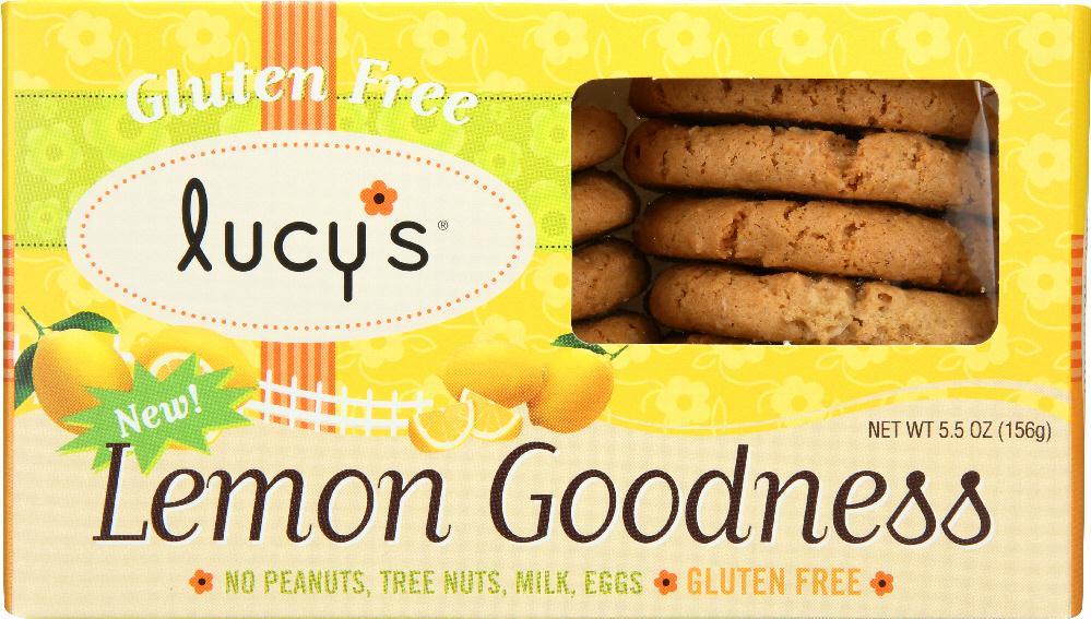 Lucy's: Gluten Free Cookies Lemon Goodness, 5.5 Oz