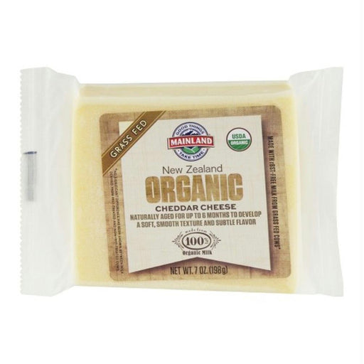 Mainland: Organic Cheddar Cheese, 7 Oz