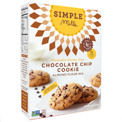 Simple Mills: Gluten Free Chocolate Chip Cookie Almond Flour Mix, 8.4 Oz