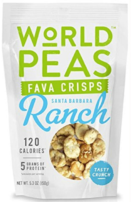 World Peas: Fava Bean Crisps Santa Barbara Ranch, 5.3 Oz