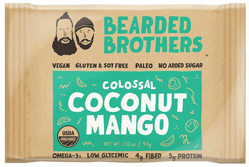 Bearded Brothers: Energy Bar Colossal Coconut Mango, 2 Oz