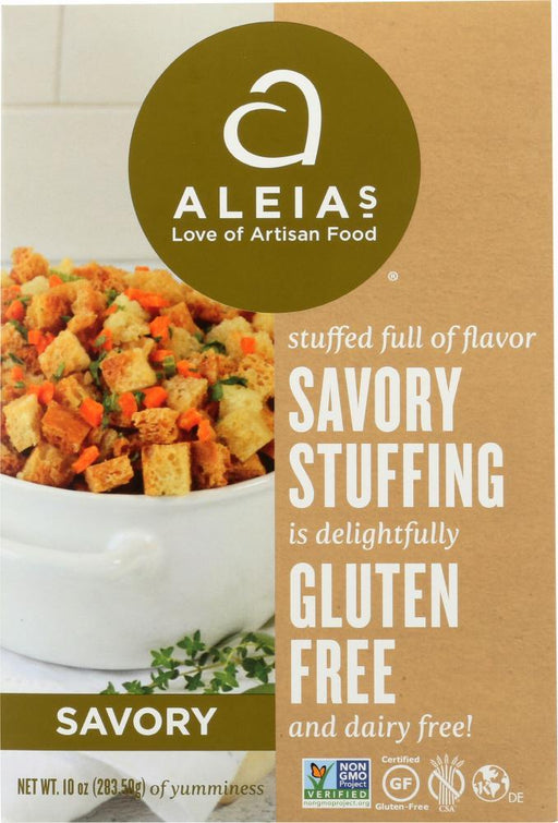 Aleias: Stuffing Mix Savory Gluten Free, 10 Oz