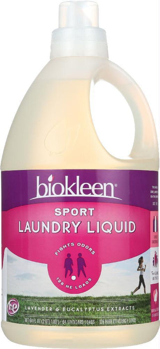 Bio Kleen: Laundry Liquid Sport Lavender Lavender, 64 Oz