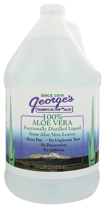 George's: Aloe Vera Liquid, 128 Oz