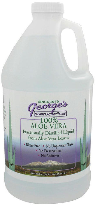 George's: Aloe Vera Liquid, 64 Oz