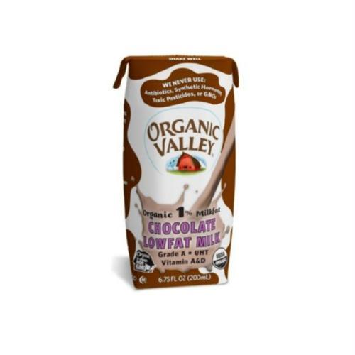 Organic Valley: Aseptic Lowfat 1% Chocolate Milk 12 Pack, 81 Oz