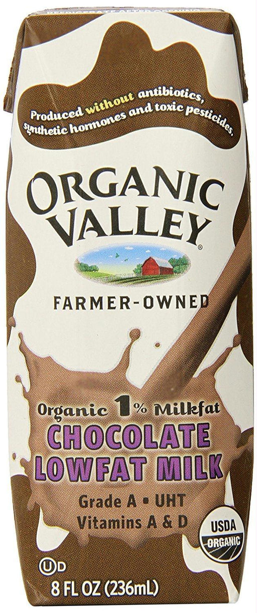 Organic Valley: 1% Milk Single Serve Chocolate, 6.75 Oz