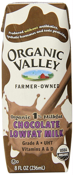 Organic Valley: 1% Milk Single Serve Chocolate, 6.75 Oz