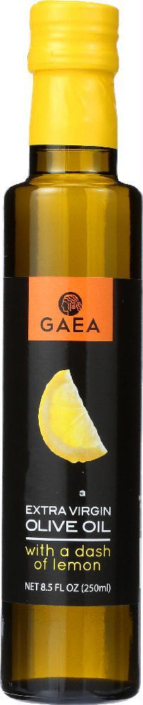 Gaea North America: Extra Virgin Olive Oil With Lemon, 8.5 Oz