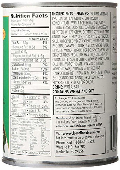 Loma Linda: Low Fat Big Franks, 20 Oz