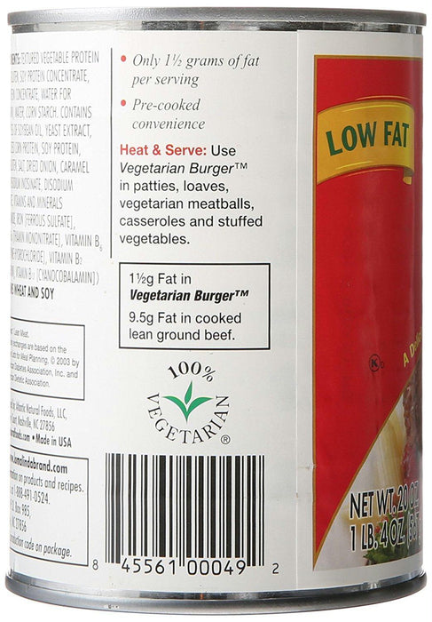 Loma Linda: Vegetarian Burger, 20 Oz