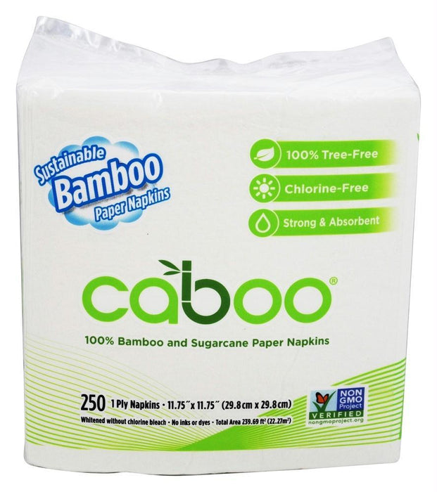 Caboo: 1-ply Table Napkins 250 Sheets, 1 Pack