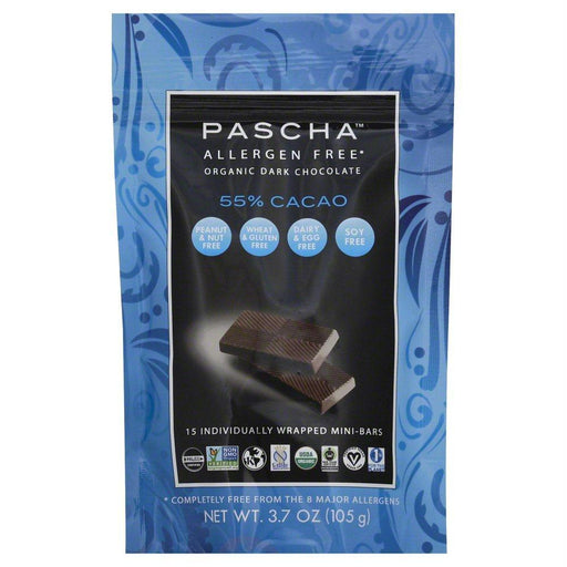 Pascha: Mini Chocolate Bars 55% Cacao, 3.7 Oz