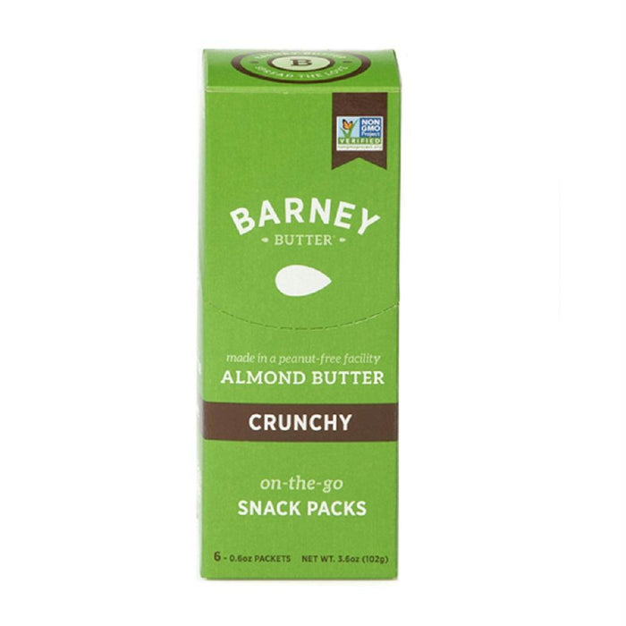 Barney Butter: Almond Butter Crunchy 6 Pack 3.6 Oz