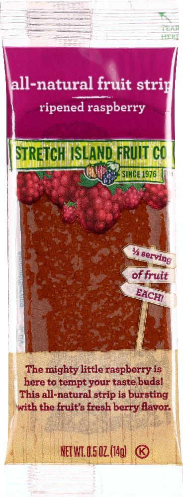 Stretch Island: All Natural Fruit Strip Ripened Raspberry, 0.5 Oz