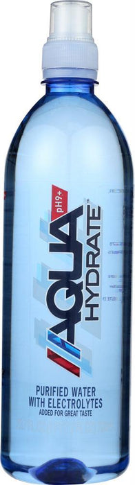 Aqua Hydrate: Water Electrolyte Enhanced 2x More Electrolytes Than Leading Electrolyte-enhanced Water, 700 Ml