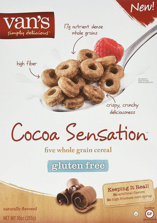 Van's: Simply Delicious Cereal Cocoa Sensation, 10 Oz