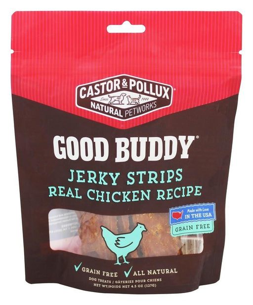 Castor & Pollux: Good Buddy Jerky Strips Real Chicken Recipe 4.5 Oz