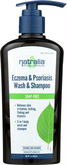 Natralia: Wash Eczema & Psoriasis, 7 Fl Oz