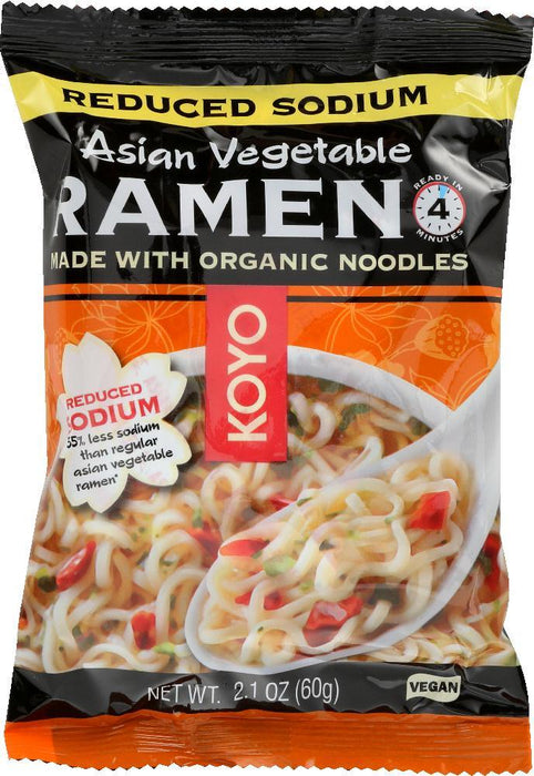 Koyo: Reduced Sodium Asian Vegetable Ramen, 2 Oz