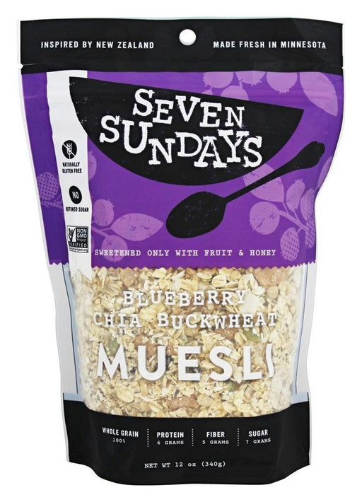 Seven Sundays: Muesli Blueberry Chia Buckwheat, 12 Oz