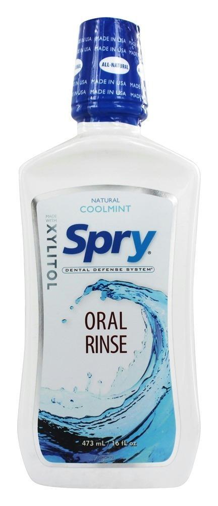 Spry: Oral Rinse Cool Mint, 16 Oz