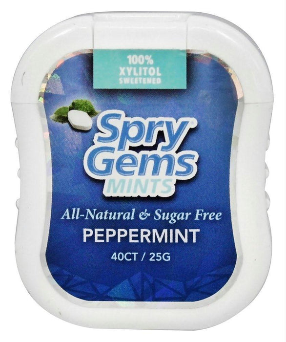 Spry: Gems Mints Peppermint, 40 Pc