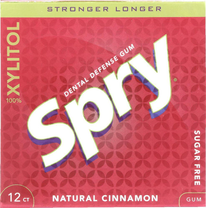 Spry: Gum Strngr Lngr Cnnamon (12.000 Pc)