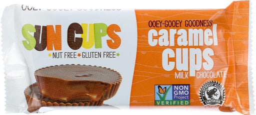 Sun Cups: Gluten Free Milk Chocolate Caramel Cup 2 Cups, 1.5 Oz