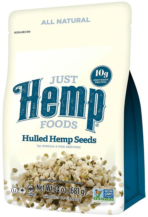 Just Hemp Foods: Hulled Hemp Seed, 24 Oz