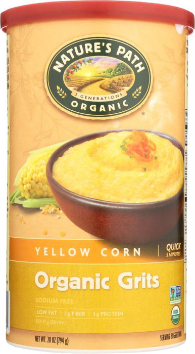 Natures Path: Grits Yellow Corn, 28 Oz