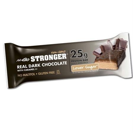 Nugo: Stronger Real Dark Chocolate With Caramel Protein Bar, 2.82 Oz