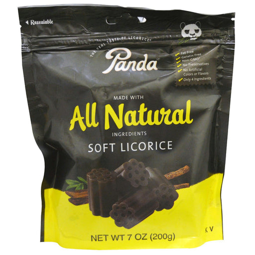 Panda: All Natural Soft Licorice Bar, 7 Oz