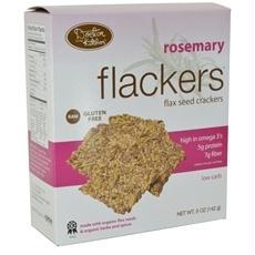 Doctor In The Kitchen: Flackers Flax Seed Crackers Rosemary, 5 Oz