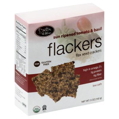 Doctor In The Kitchen: Flax Seed Crackers Sun Ripened Tomato & Basil, 5 Oz